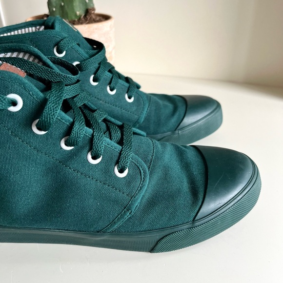 BANGS Teal Canvas High-Tops - Picture 5 of 15